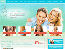 Tablet Screenshot of khanplasticsurgery.com